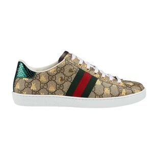 GUCCI Ace GG supreme sneakers with bees EU38/ US8